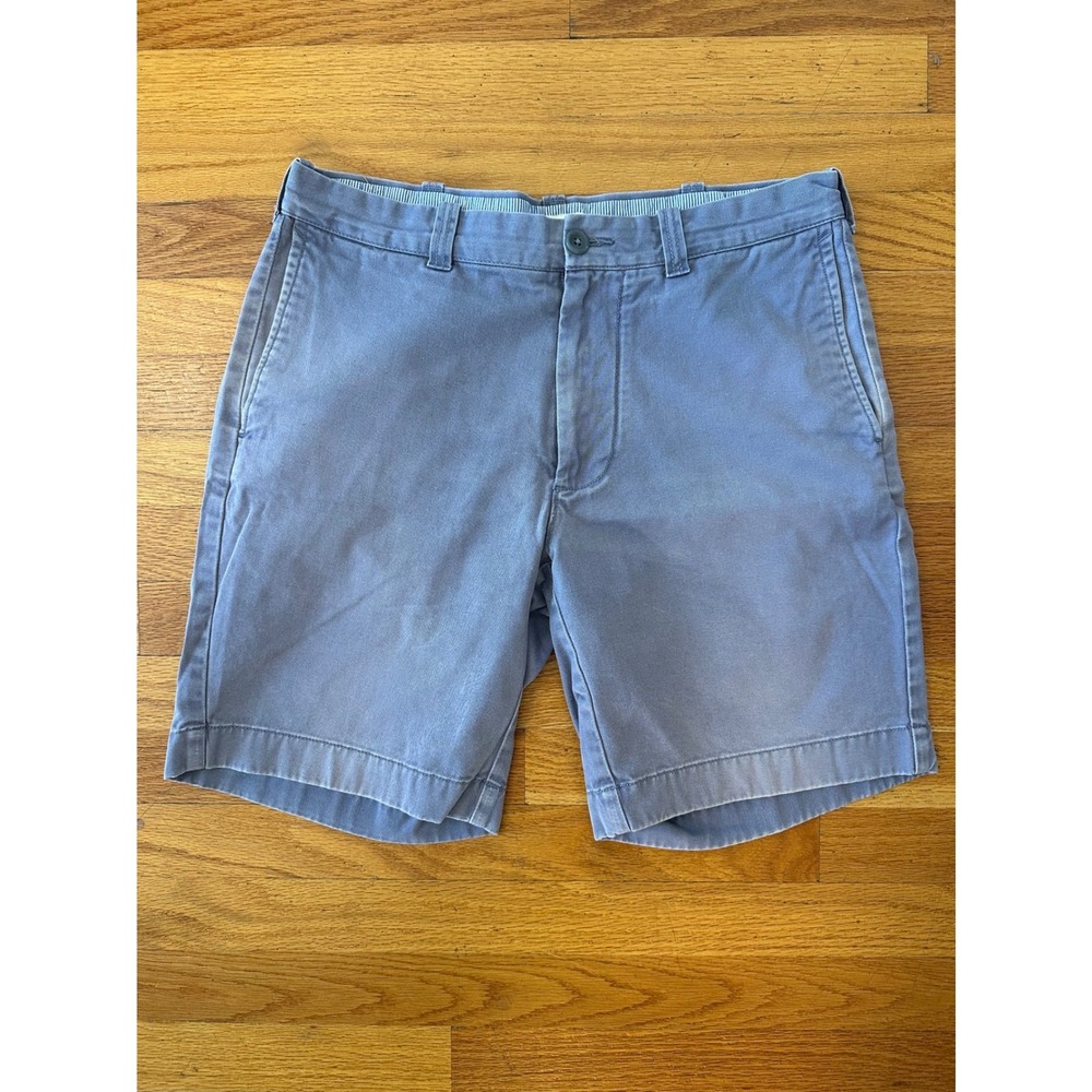 J Crew Mens Chino Shorts Gray Size 32 Flat Front‎ Casual Summer